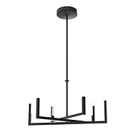 Priam LED Chandelier in Matte Black by Kichler