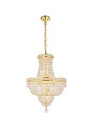 Tranquil 12-Light Pendant in Gold