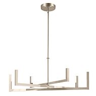 Priam LED Chandelier in Polished Nickel by Kichler