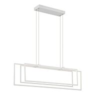 Jestin LED Linear Chandelier in White by Kichler