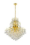 Toureg 11-Light Chandelier in Gold