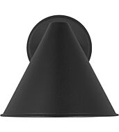 Sea Gull Crittenden Outdoor Wall Light in Black