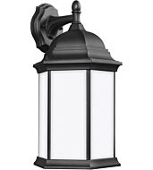 Sea Gull Sevier Outdoor Wall Light in Black