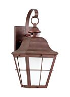 Sea Gull Chatham 15 Inch Outdoor Wall Light in Weathered Copper