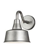 Barn Light 1-Light Outdoor Wall Lantern in Weathered Pewter