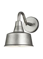 Sea Gull Barn Light Outdoor Wall Light in Weathered Pewter