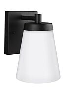 Sea Gull Renville 7 Inch Outdoor Wall Light in Black