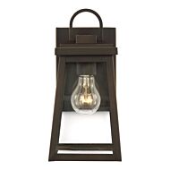 Founders 1-Light Outdoor Wall Lantern in Antique Bronze