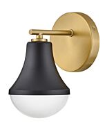 Haddie 1-Light LED Bathroom Vanity Light in Black