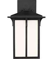 Sea Gull Tomek Outdoor Wall Light in Black