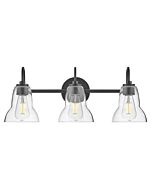 Vera 3-Light LED Bathroom Vanity Light in Black