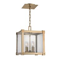 Hudson Valley Forsyth 4 Light 15 Inch Pendant Light in Aged Brass