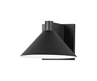 Conoid LED LED Outdoor Wall Sconce in Black by Maxim