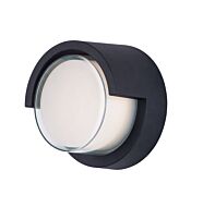 Maxim Eyebrow Outdoor Wall Light in Black