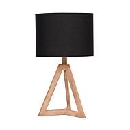 Table Lamp One Light Table Lamp in Natural Wood by Craftmade