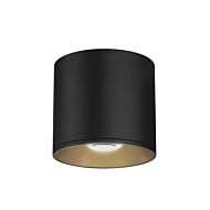 Stout LED Flush Mount in Black by Maxim