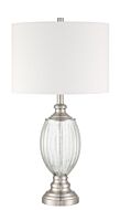 Table Lamp One Light Table Lamp in Brushed Nickel by Craftmade