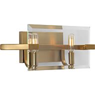 Cahill 2-Light Bathroom Vanity Light in Brushed Bronze