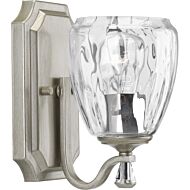 Anjoux 1-Light Bathroom Vanity Light in Silver Ridge