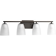 Leap 4-Light Bathroom Vanity Light in Antique Bronze