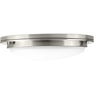 Apogee LED 1-Light LED Flush Mount in Brushed Nickel