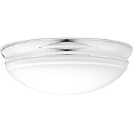 LED Flush - Dome 1-Light LED Flush Mount in Polished Chrome