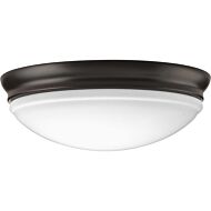 LED Flush - Dome 1-Light LED Flush Mount in Antique Bronze