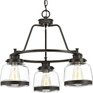 Judson 3-Light Chandelier in Antique Bronze