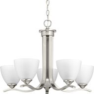 Laird 5-Light Chandelier in Brushed Nickel