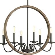 Fontayne 6-Light Chandelier in Antique Bronze