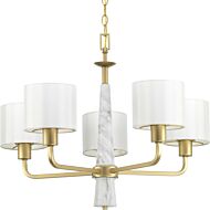 Palacio 5-Light Chandelier in Vintage Gold