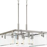 Glayse 5-Light Pendant in Brushed Nickel