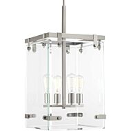 Glayse 4-Light Pendant in Brushed Nickel