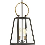 Barnett 2-Light Hanging Lantern in Antique Bronze