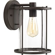 Gunther 1-Light Wall Lantern in Antique Bronze