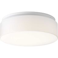 LED Drums And Clouds 1-Light LED Flush Mount in White