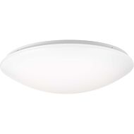 LED Drums And Clouds 1-Light LED Flush Mount in White