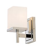 Tetra 1-Light Bath Vanity in Chrome