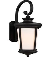 Sea Gull Eddington Outdoor Wall Light in Black