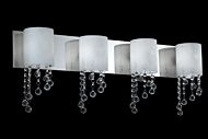 Z-Lite Jewel 4-Light Bathroom Vanity Light In Chrome