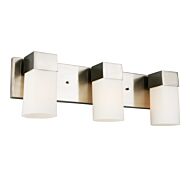 Ciara Springs 3-Light Bathroom Vanity Light Vanity in Brushed Nickel