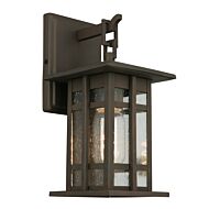 Arlington Creek 1-Light Outdoor Wall Mount in Matte Bronze