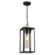 Walker Hill 1-Light Outdoor Pendant in Oil Rubbed Bronze