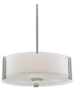 DVI Zurich 3-Light Pendant in Satin Nickel