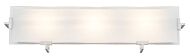 DVI Zurich 3-Light Bathroom Vanity Light in Satin Nickel