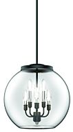 DVI Frontenac 6-Light Foyer Pendant in Multiple Finishes and Graphite