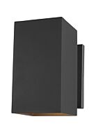 Pohl 1-Light Outdoor Wall Lantern in Black