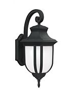 Sea Gull Childress 21 Inch Outdoor Wall Light in Black