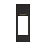 Testa LED Outdoor Wall Lantern in Black by Visual Comfort Studio