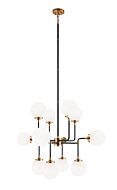 12 Light Pendant by Matteo Lighting